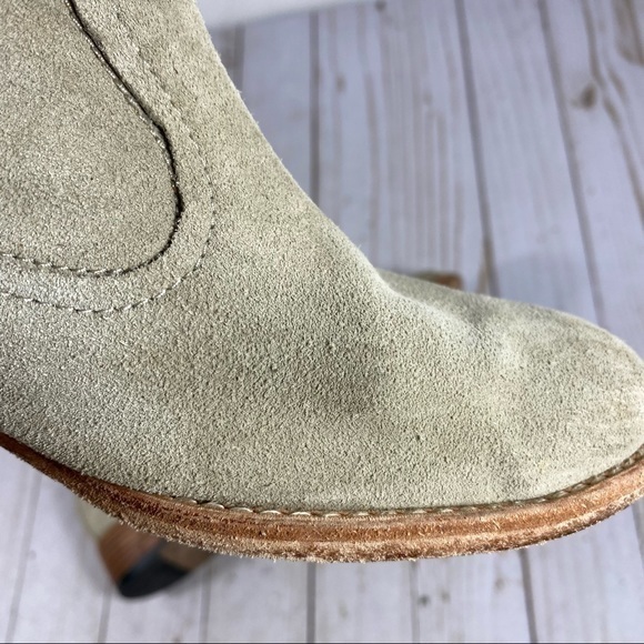 Johnston & Murphy Cream Suede Leather Ankle Boot 7.5 - Picture 13 of 15